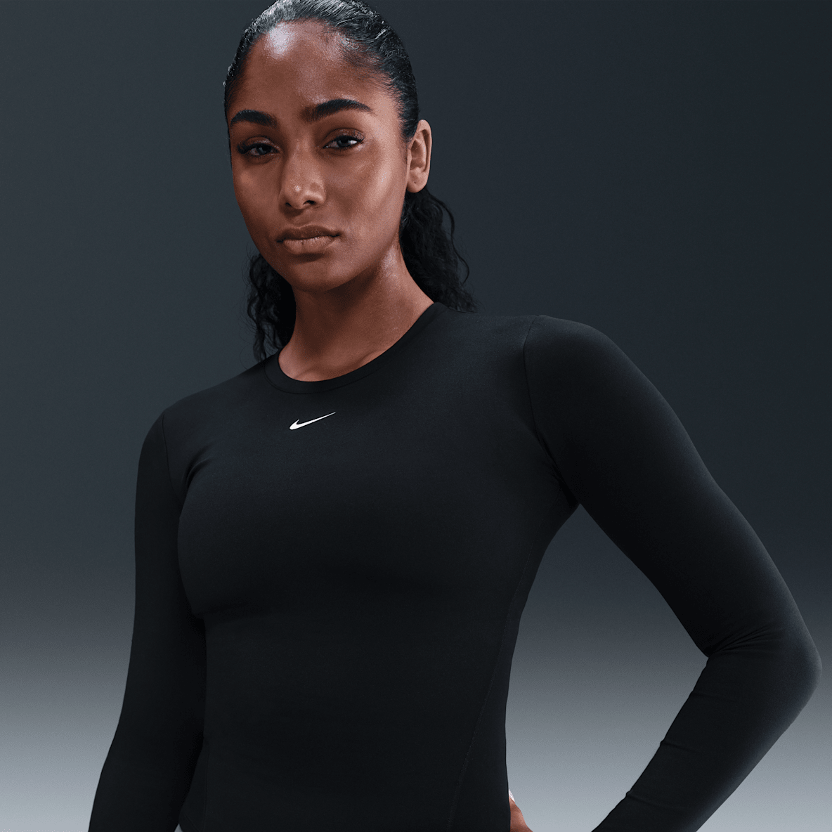 Nike One Fitted Nike One Fitted Dri-FIT Longsleeve-Oberteil für Damen