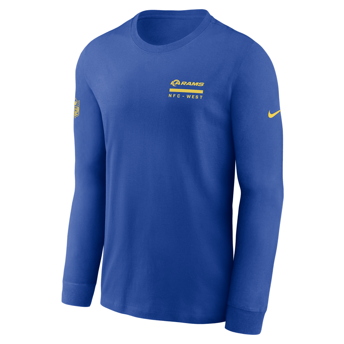 Los Angeles Rams Sideline Team Issue Los Angeles Rams Sideline Team Issue Men's Nike Dri-FIT NFL Long-Sleeve T-Shirt