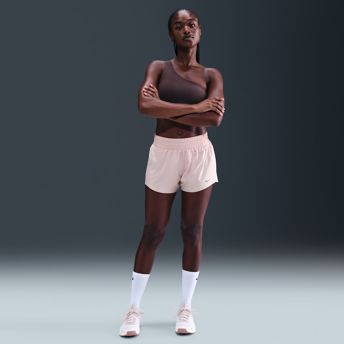 Nike One Nike One Women's Dri-FIT Mid-Rise 8cm (approx.) Brief-Lined Shorts