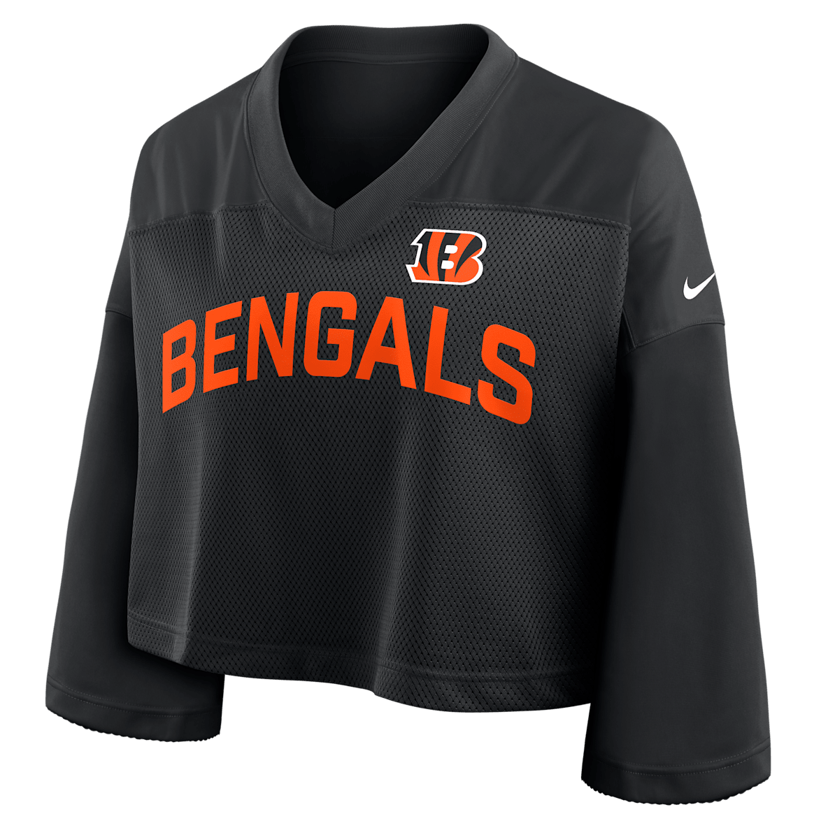 Cincinnati Bengals Wide Receiver Jersey Fashion Cincinnati Bengals Wide Receiver Jersey Fashion Women's Nike Dri-FIT NFL Cropped Top