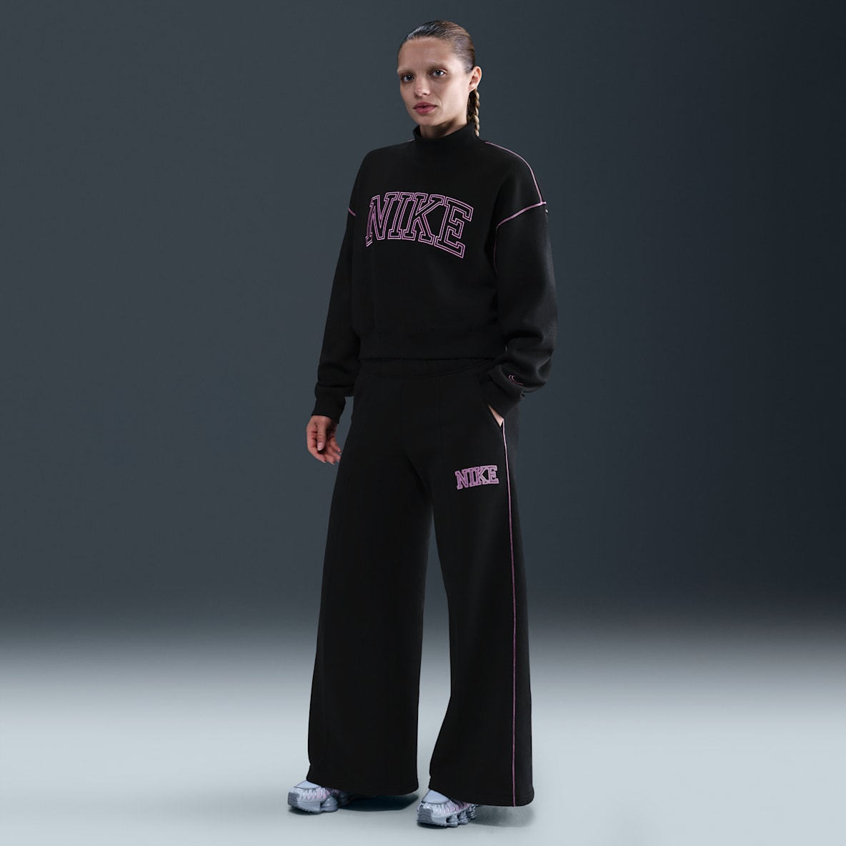 Nike Sportswear Phoenix Fleece Nike Sportswear Phoenix Fleece Pantalones deportivos de botamanga ancha para mujer