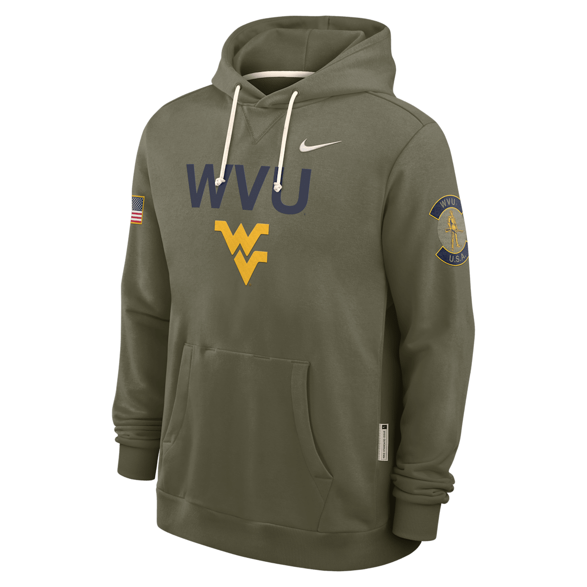 West Virginia 2025 Military Appreciation West Virginia 2025 Military Appreciation Men's Nike Dri-FIT College Pullover Hoodie