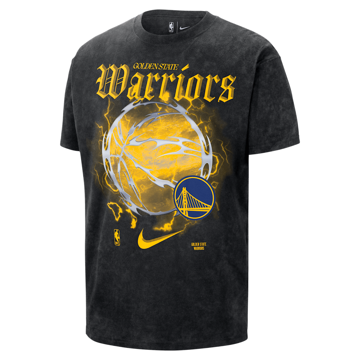 Golden State Warriors Courtside "Halloween" Golden State Warriors Courtside "Halloween" Nike NBA-t-shirt Max90 för män