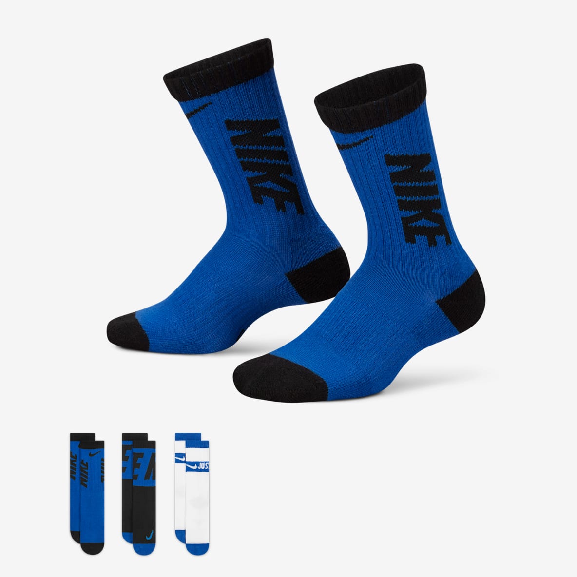 Nike Nike Little Kids' Dri-FIT Sport Crew Socks (3 Pairs)
