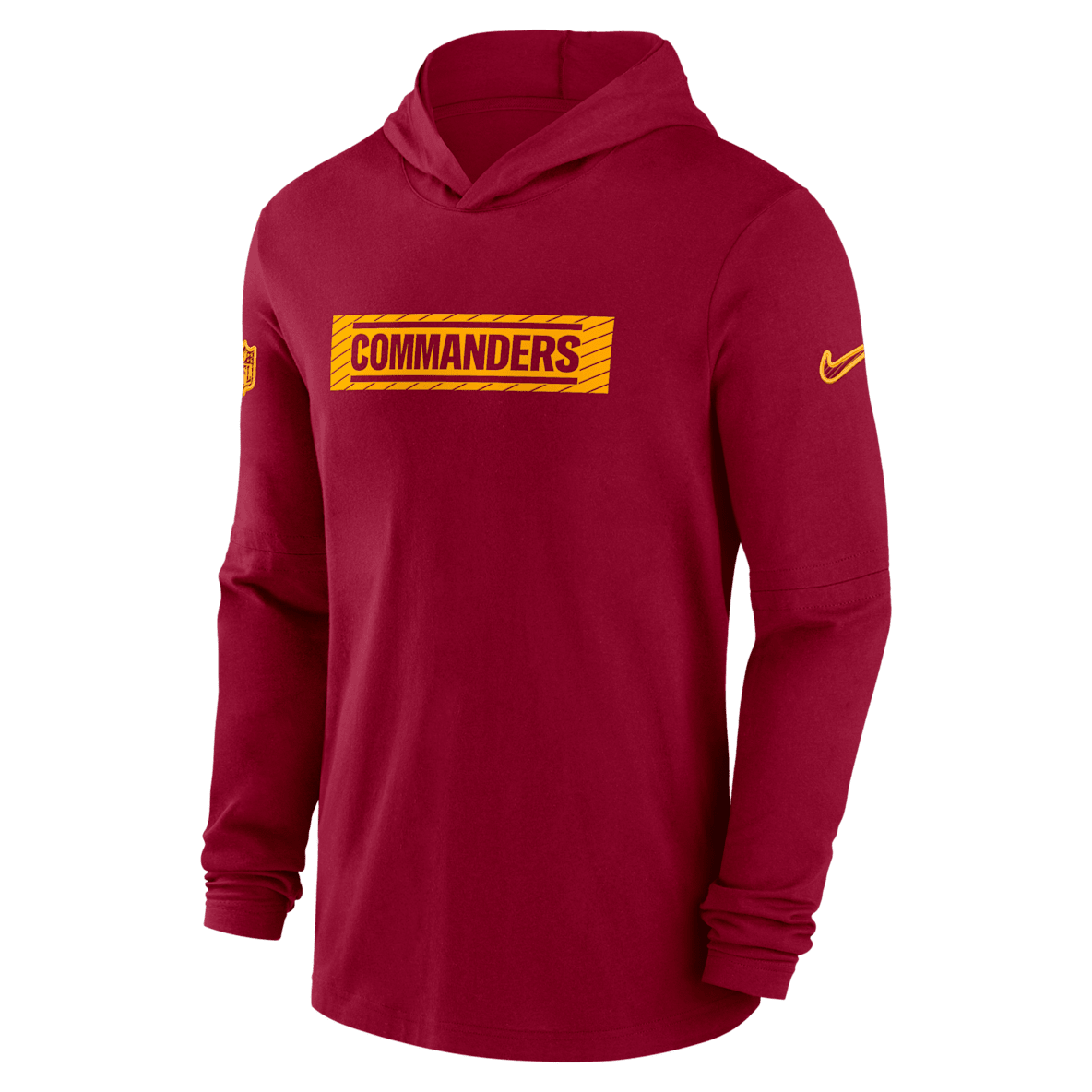 Washington Commanders Sideline Washington Commanders Sideline Men's Nike Dri-FIT NFL Long-Sleeve Hooded Top