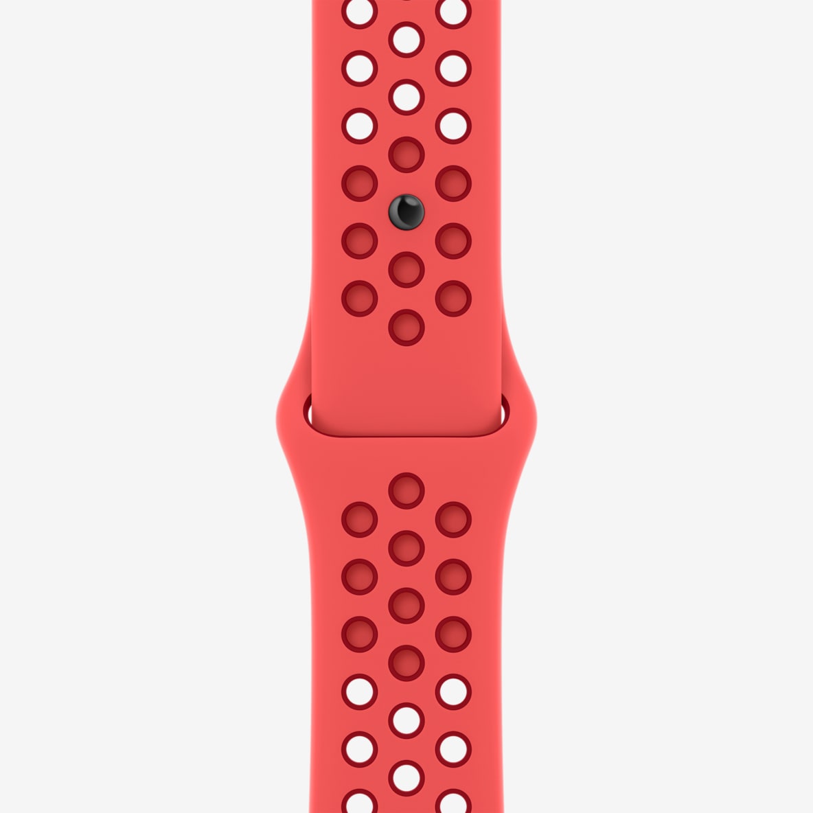 41mm Bright Crimson/Gym Red Nike Sport Band - M/L