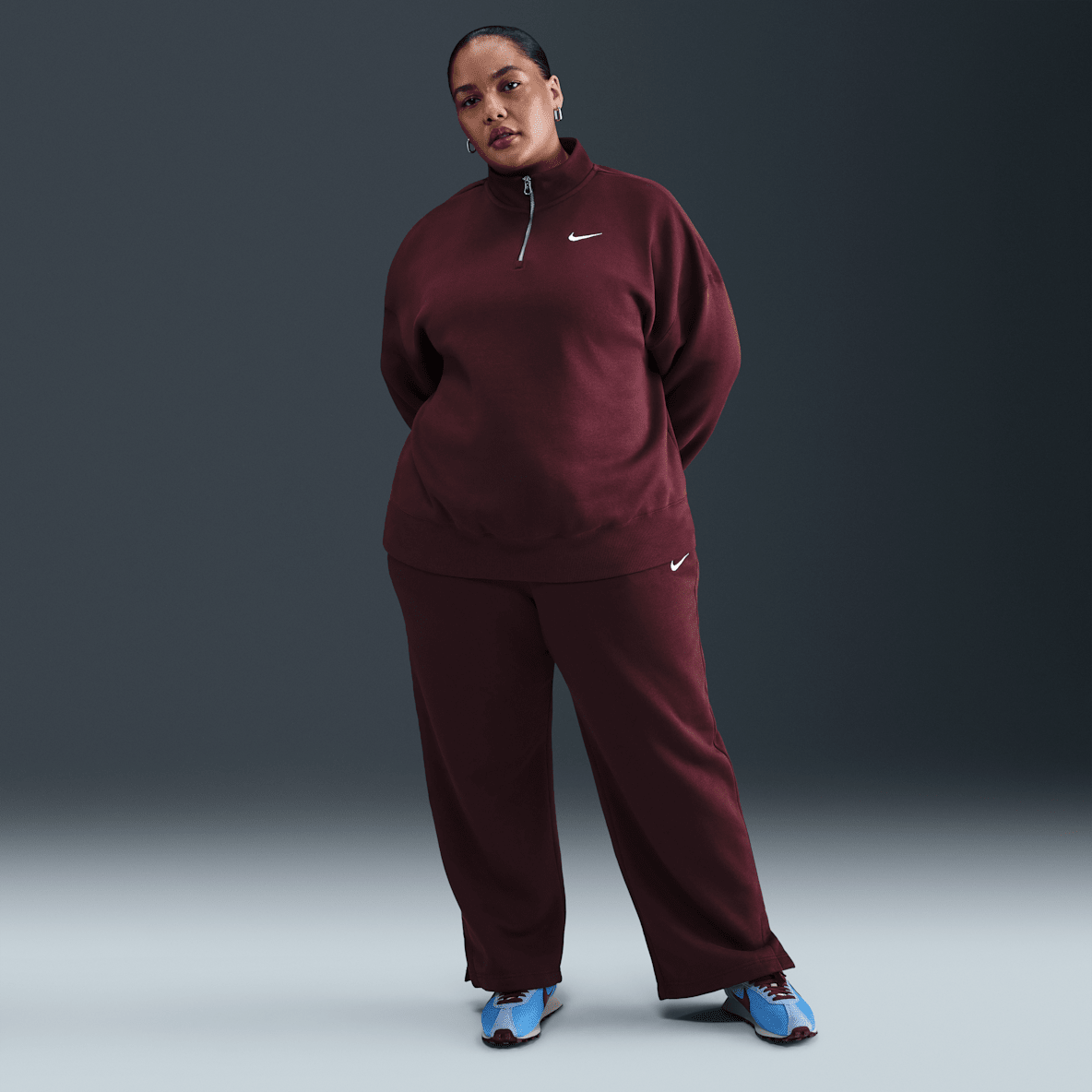Nike Sportswear Phoenix Fleece Nike Sportswear Phoenix Fleece Damesbroek met hoge taille (Plus Size)