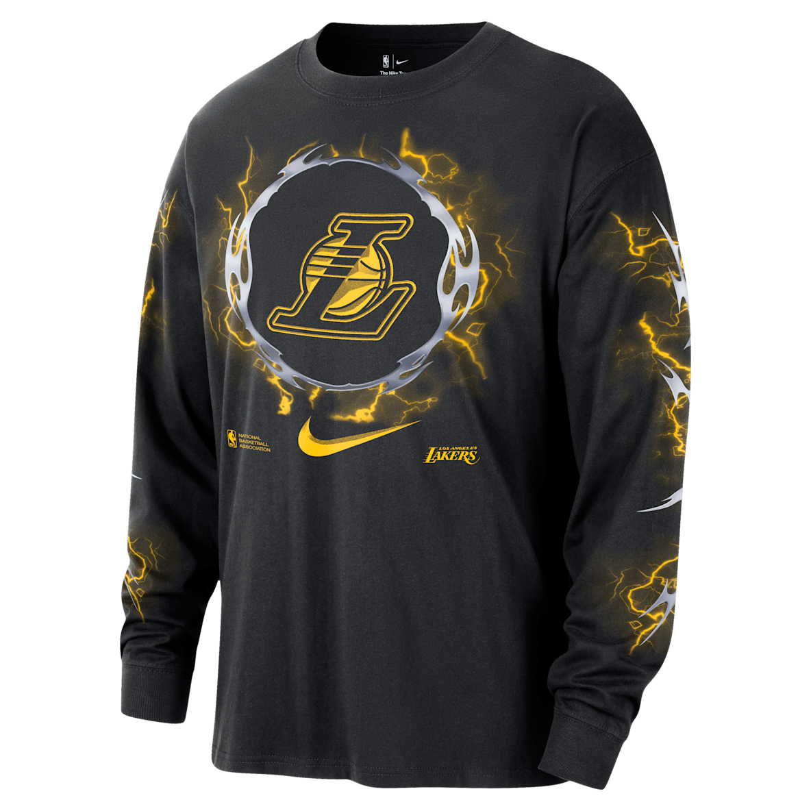 Los Angeles Lakers Courtside Los Angeles Lakers Courtside Men's Nike NBA Long-Sleeve T-Shirt