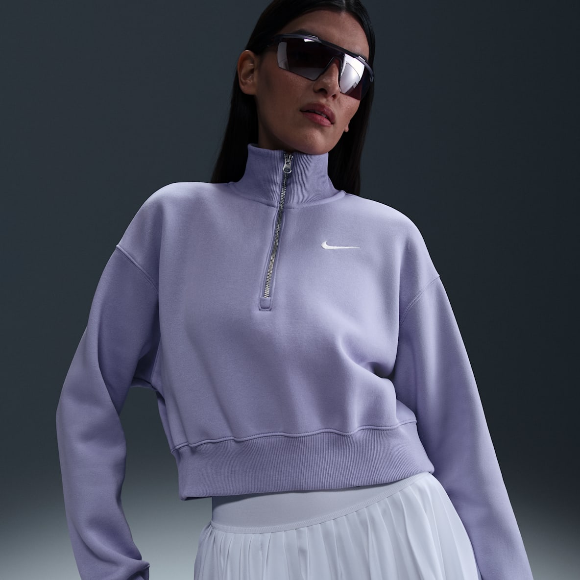 Nike Sportswear Phoenix Fleece Nike Sportswear Phoenix Fleece Women's 1/4-Zip Cropped Sweatshirt