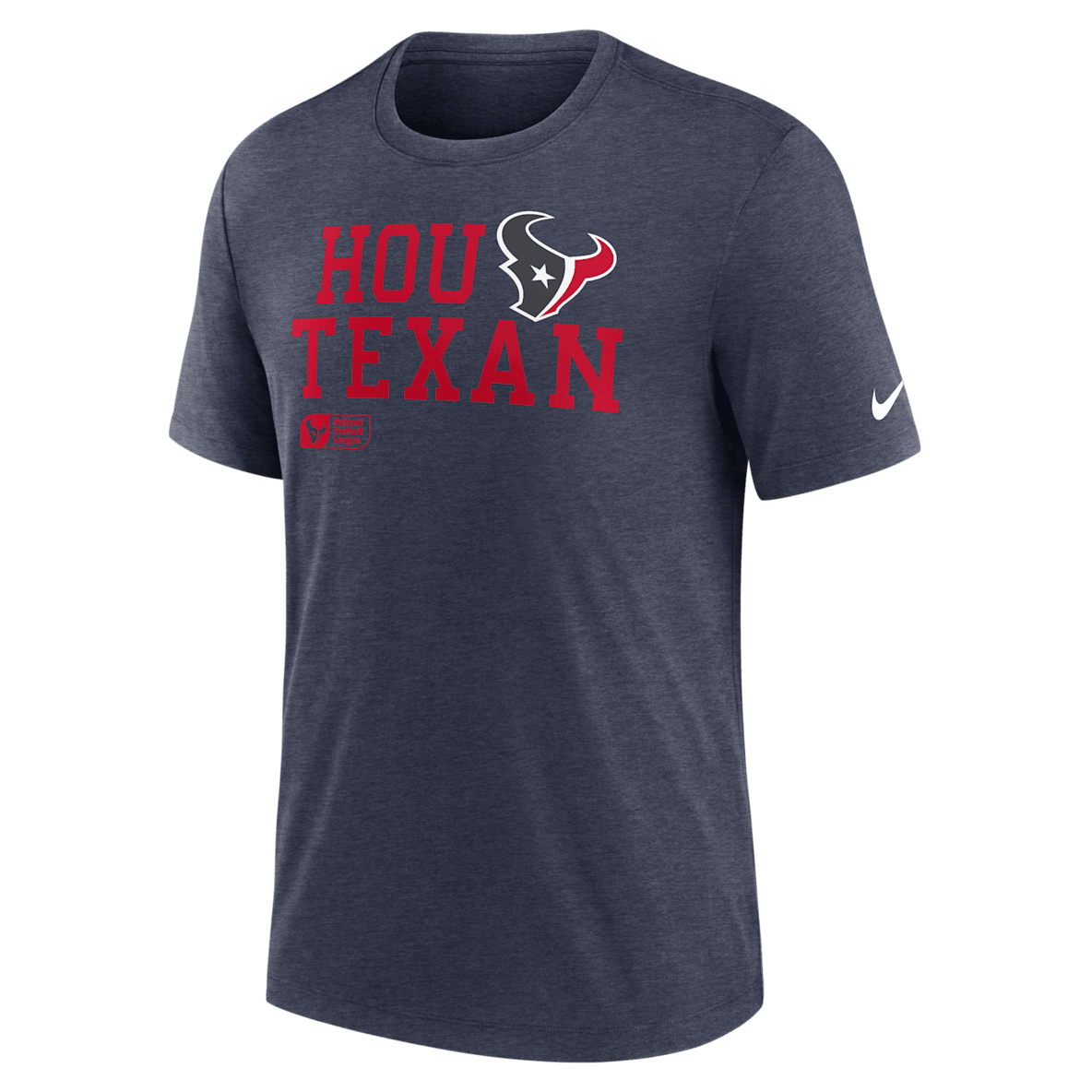 Houston Texans Overlap Lockup Houston Texans Overlap Lockup Men's Nike NFL T-Shirt