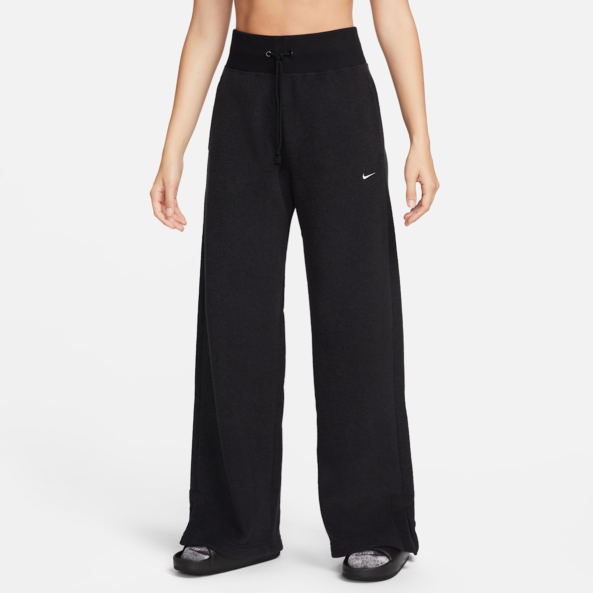 Nike Sportswear Phoenix Plush Nike Sportswear Phoenix Plush Women's High-Waisted Wide-Leg Cosy Fleece Trousers