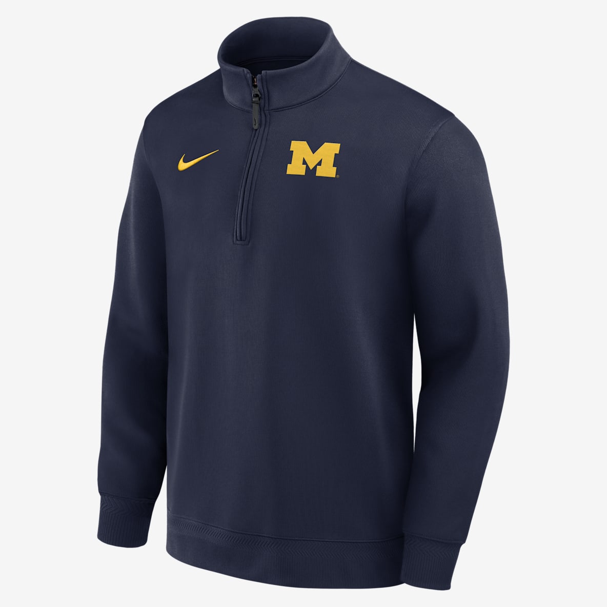 Michigan Coaches Men's Jordan Brand Dri-FIT College Long-Sleeve 1/2-Zip Top