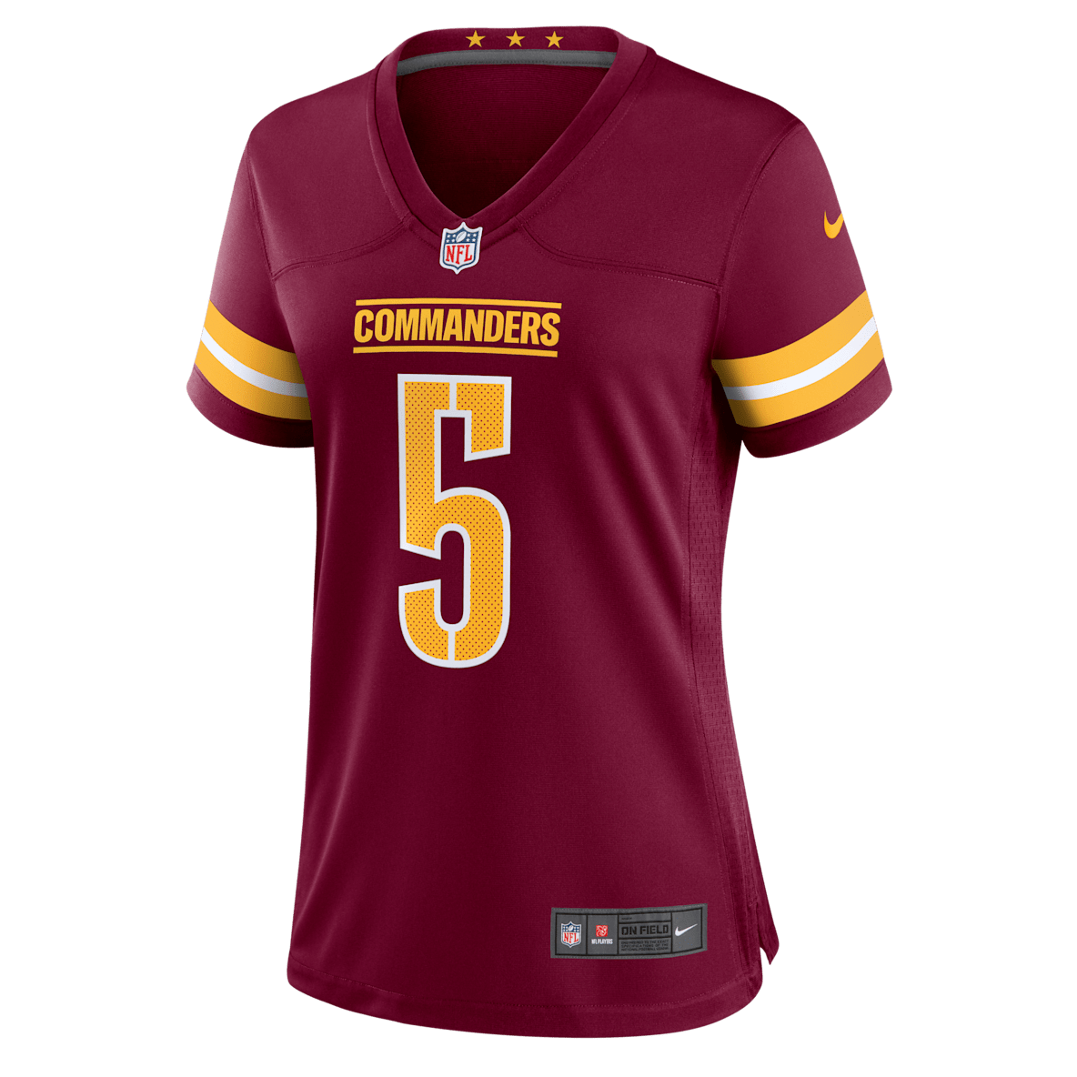 Jayden Daniels Washington Commanders Jayden Daniels Washington Commanders Women's Nike NFL Game Jersey