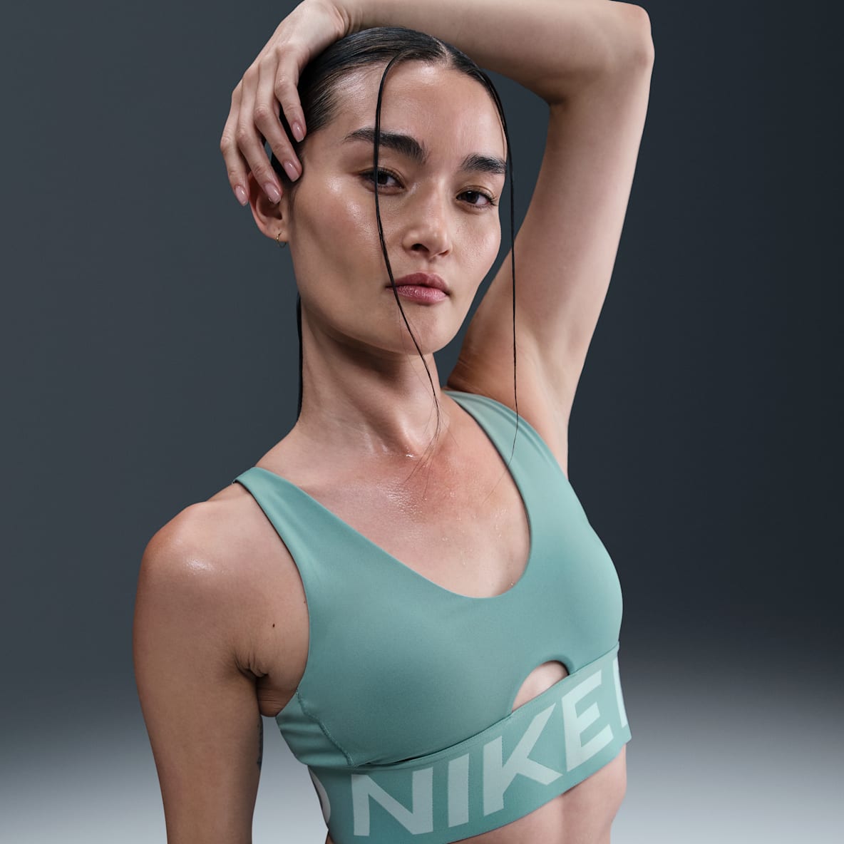 Nike Pro Indy Plunge Nike Pro Indy Plunge Women's Medium-Support Padded Sports Bra