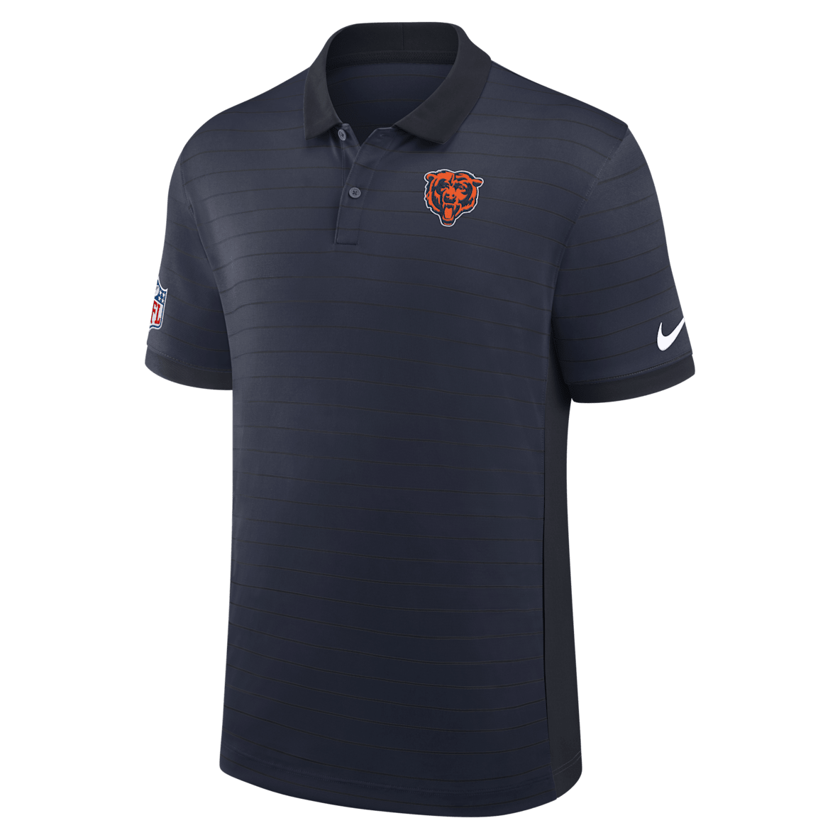 Chicago Bears Sideline Victory Stripe Chicago Bears Sideline Victory Stripe Men's Nike Dri-FIT NFL Polo