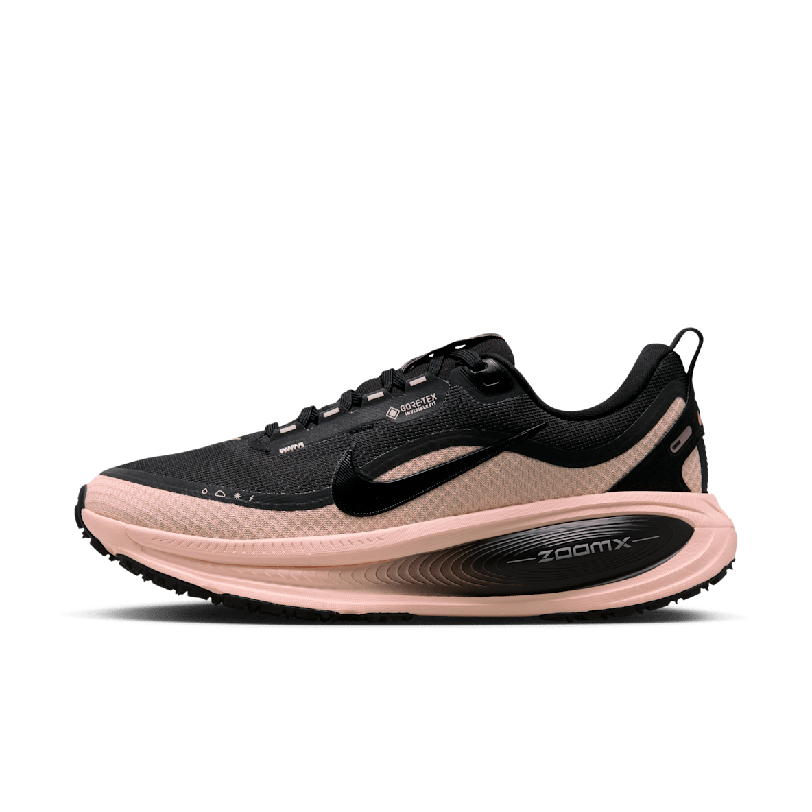 Nike Vomero 18 GORE-TEX Nike Vomero 18 GORE-TEX Waterdichte hardloopschoenen met reflecterende accenten voor dames (straat)