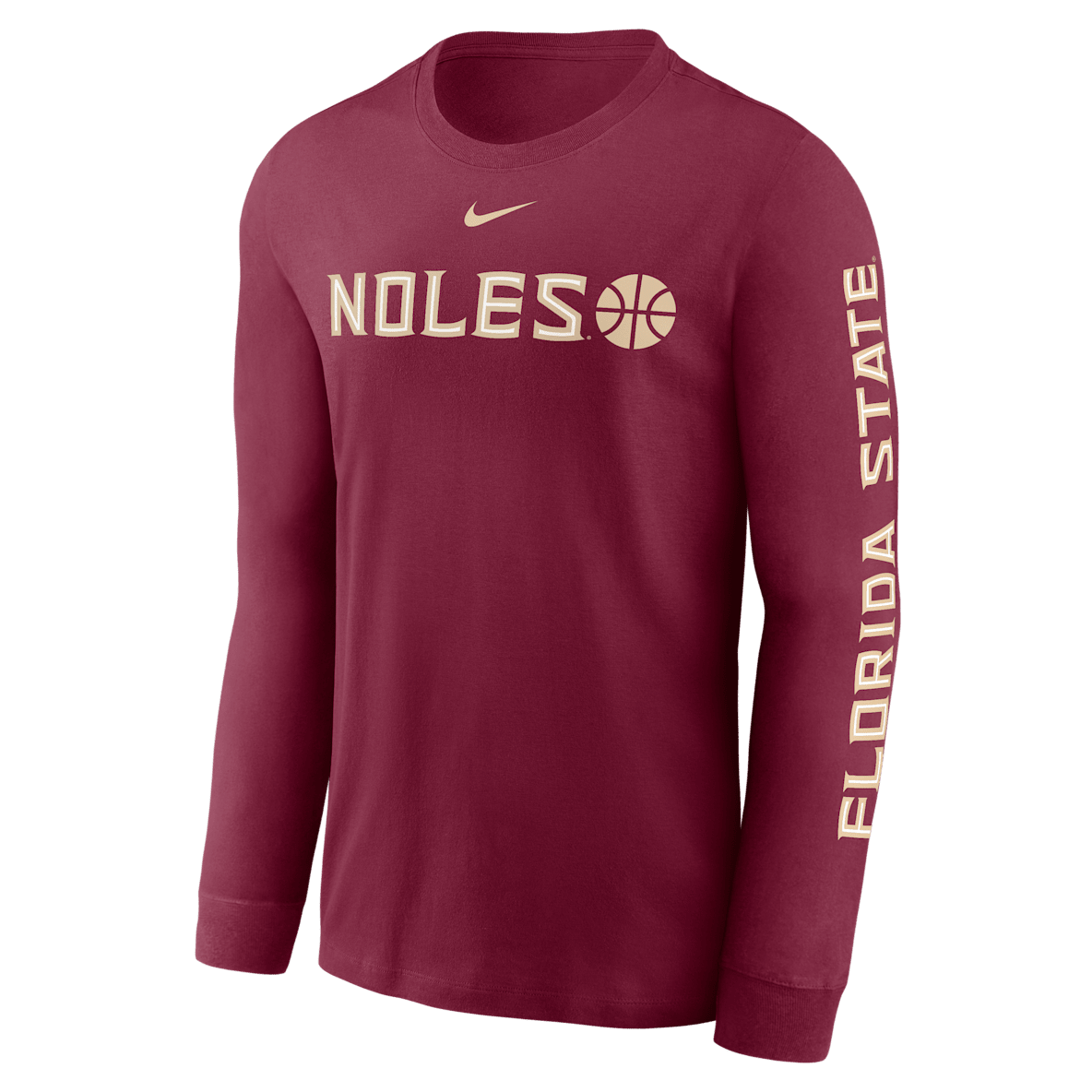 Florida State Basketball Icon Florida State Basketball Icon Men's Nike College Long-Sleeve T-Shirt