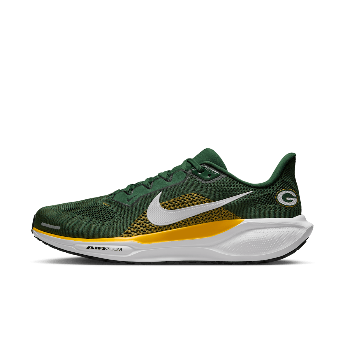 Green Bay Packers Pegasus 41 Men's Nike NFL Road Running Shoes