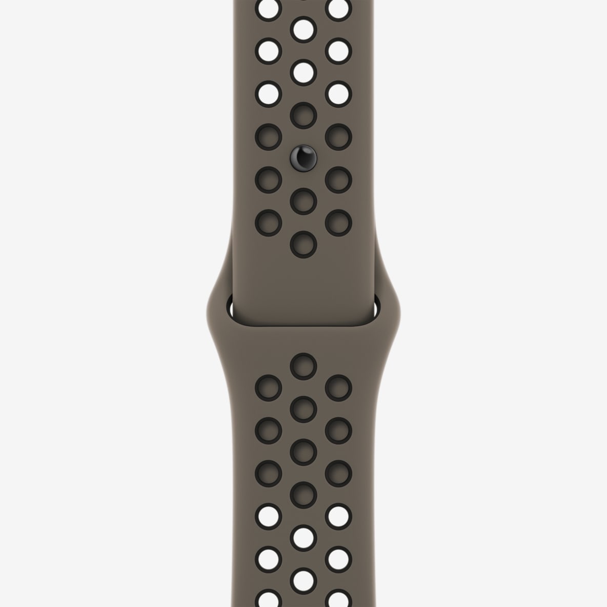 41mm Olive Gray/Black Nike Sport Band - M/L