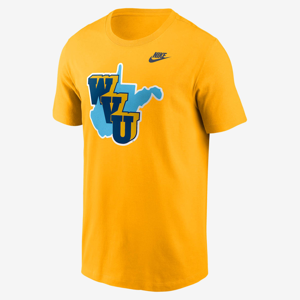 West Virginia 1965 Throwback Playera universitaria Nike para hombre