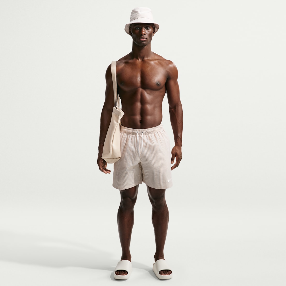 Nike Swim Breaker Men's Ripple Texture 7" Brief-Lined Volley Short