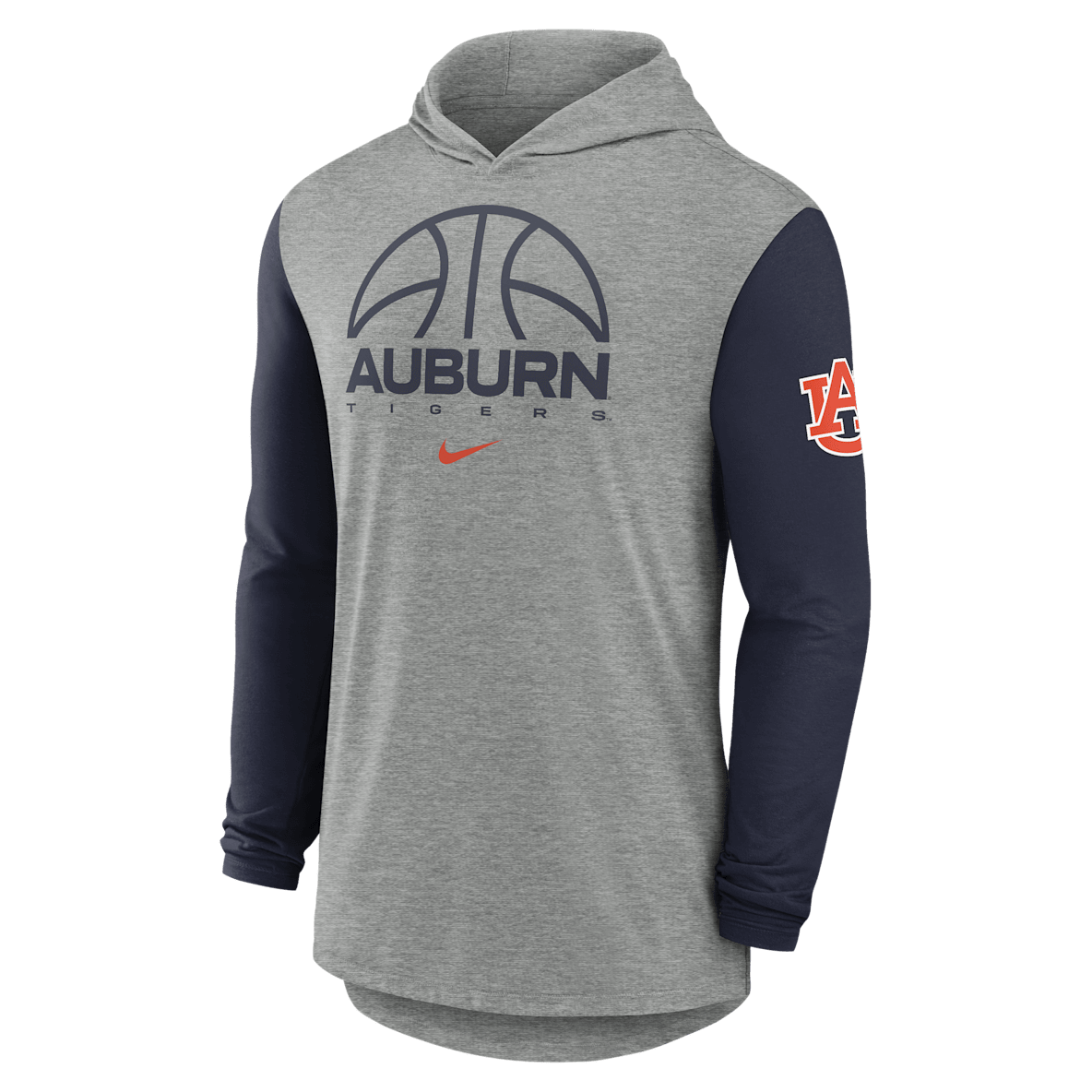 Auburn Basketball Men's Nike Dri-FIT College Long-Sleeve Hooded T-Shirt