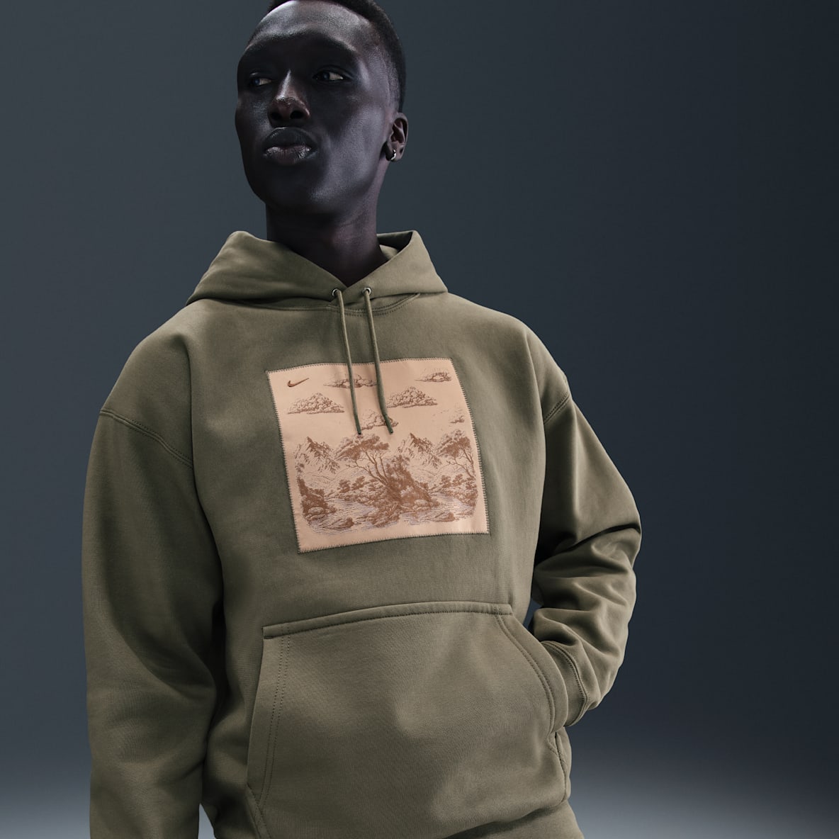 Nike Solo Swoosh Nike Solo Swoosh Men's Pullover Fleece Hoodie