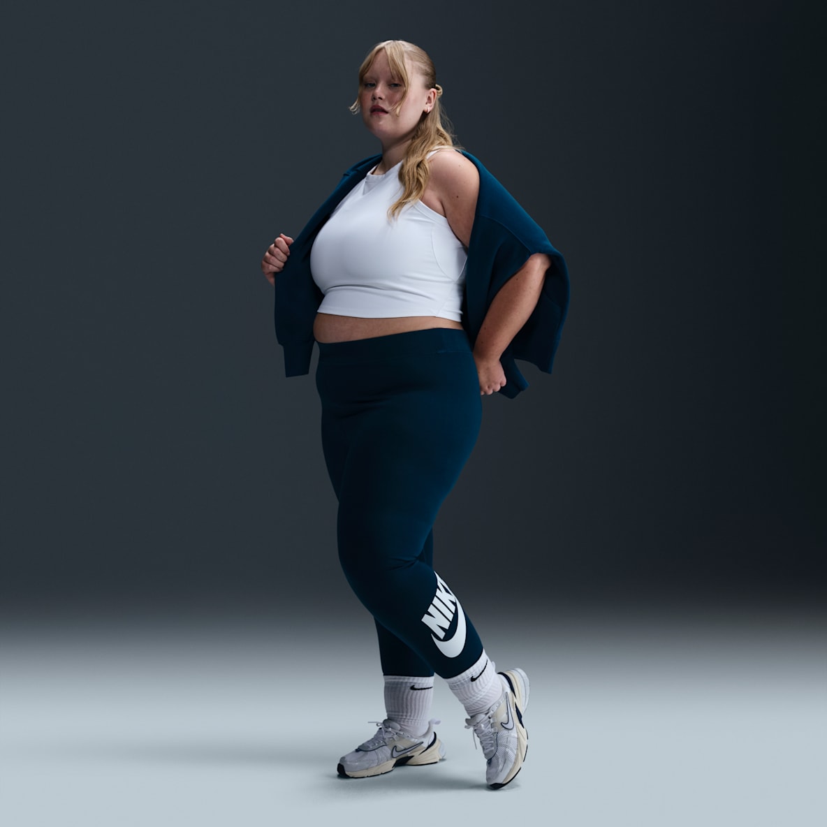 Nike Sportswear Classics Nike Sportswear Classics Women's High-Waisted Graphic Leggings (Plus Size)