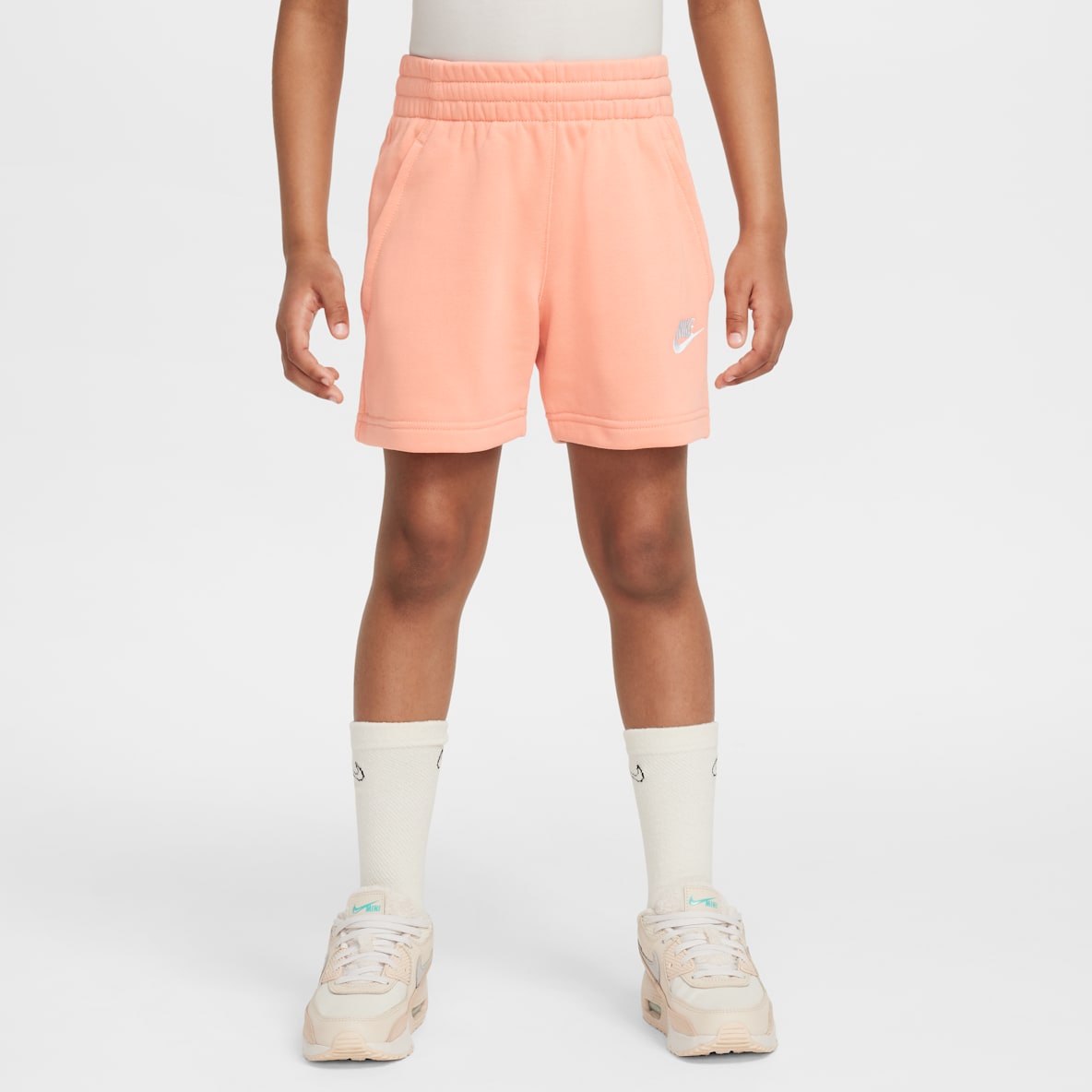 Nike Sportswear Club Fleece Nike Sportswear Club Fleece Older Kids' (Girls') 13cm (approx.) French Terry Shorts