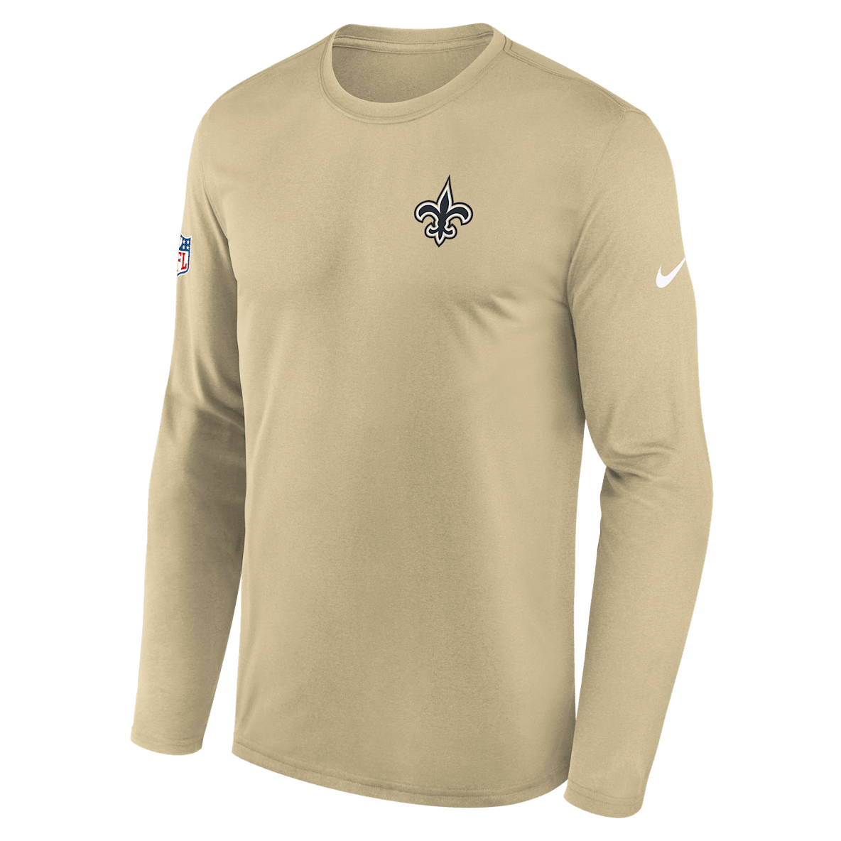 New Orleans Saints Alt Legend Small Logo New Orleans Saints Alt Legend Small Logo Men's Nike Dri-FIT NFL Long-Sleeve T-Shirt