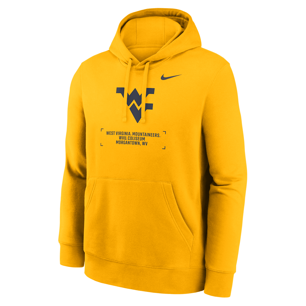 West Virginia Club Basketball 2-Hit West Virginia Club Basketball 2-Hit Men's Nike College Pullover Hoodie