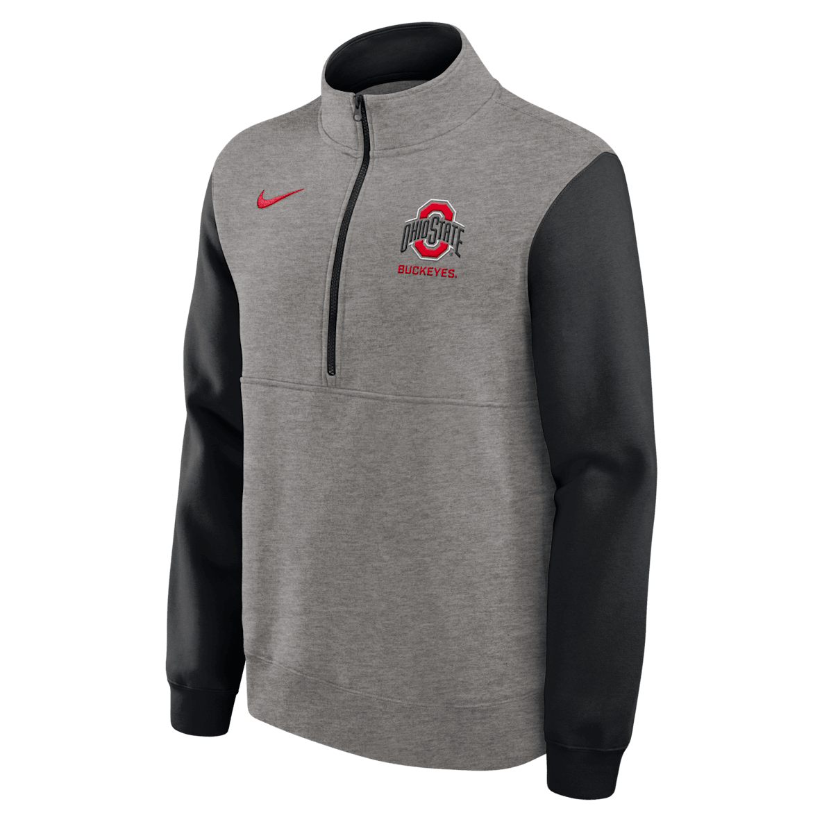 Ohio State Club Ohio State Club Men's Nike College 1/2-Zip Crew