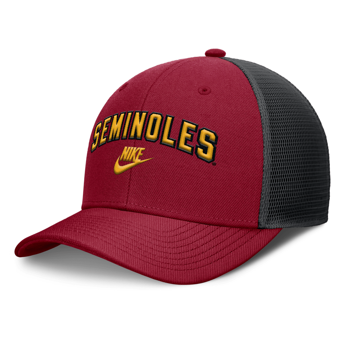 Florida State Legacy Arch Rise Florida State Legacy Arch Rise Men's Nike Dri-FIT College Trucker Adjustable Hat