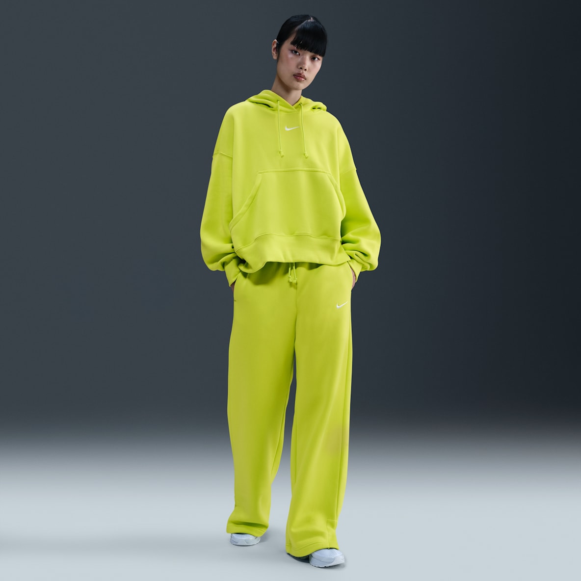 Nike Sportswear Phoenix Fleece Nike Sportswear Phoenix Fleece Women's High-Waisted Wide-Leg Trousers