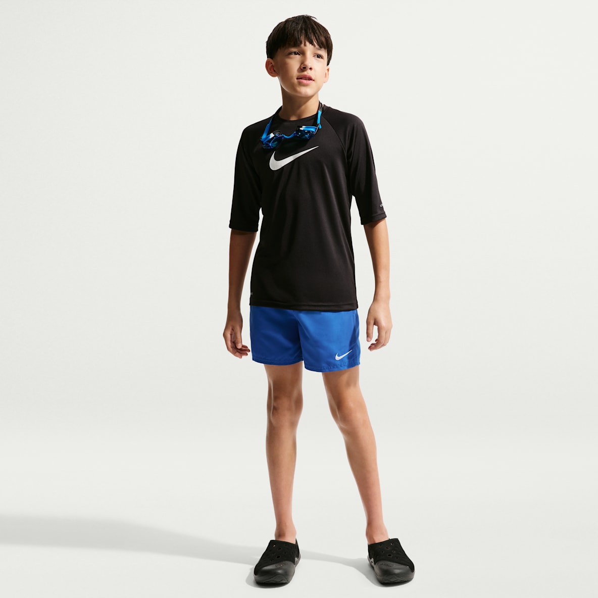 Nike Swim Breaker Essential Short de volley avec sous-short intégré 10 cm pour ado (garçon)