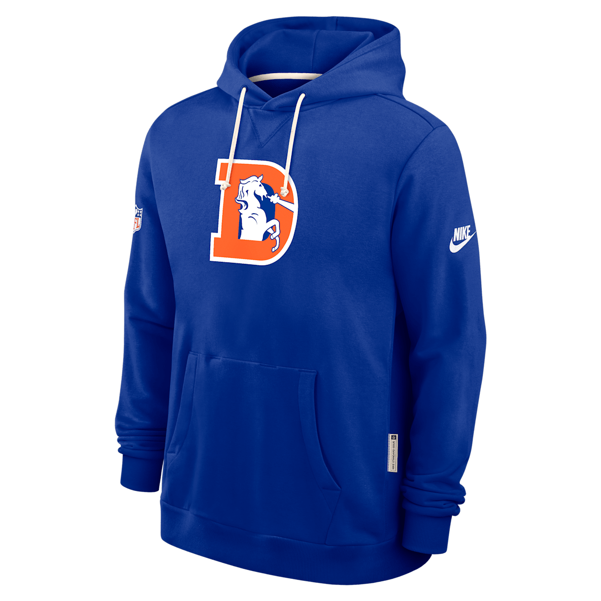 Denver Broncos Alt Offensive Set Play Sideline Denver Broncos Alt Offensive Set Play Sideline Men's Nike Dri-FIT NFL Pullover Hoodie