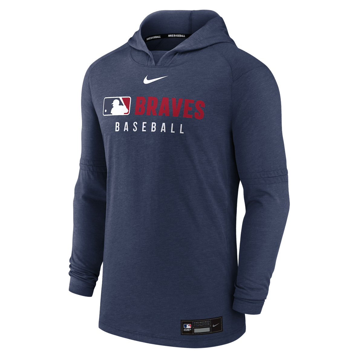 Atlanta Braves Authentic Collection Atlanta Braves Authentic Collection Men's Nike Dri-FIT MLB Pullover Hoodie