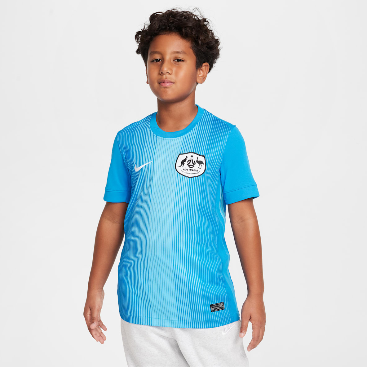 Equipación de portero/a Stadium Australia 2025/26 Equipación de portero/a Stadium Australia 2025/26 Camiseta de fútbol Replica de manga corta Nike Dri-FIT - Niño/a