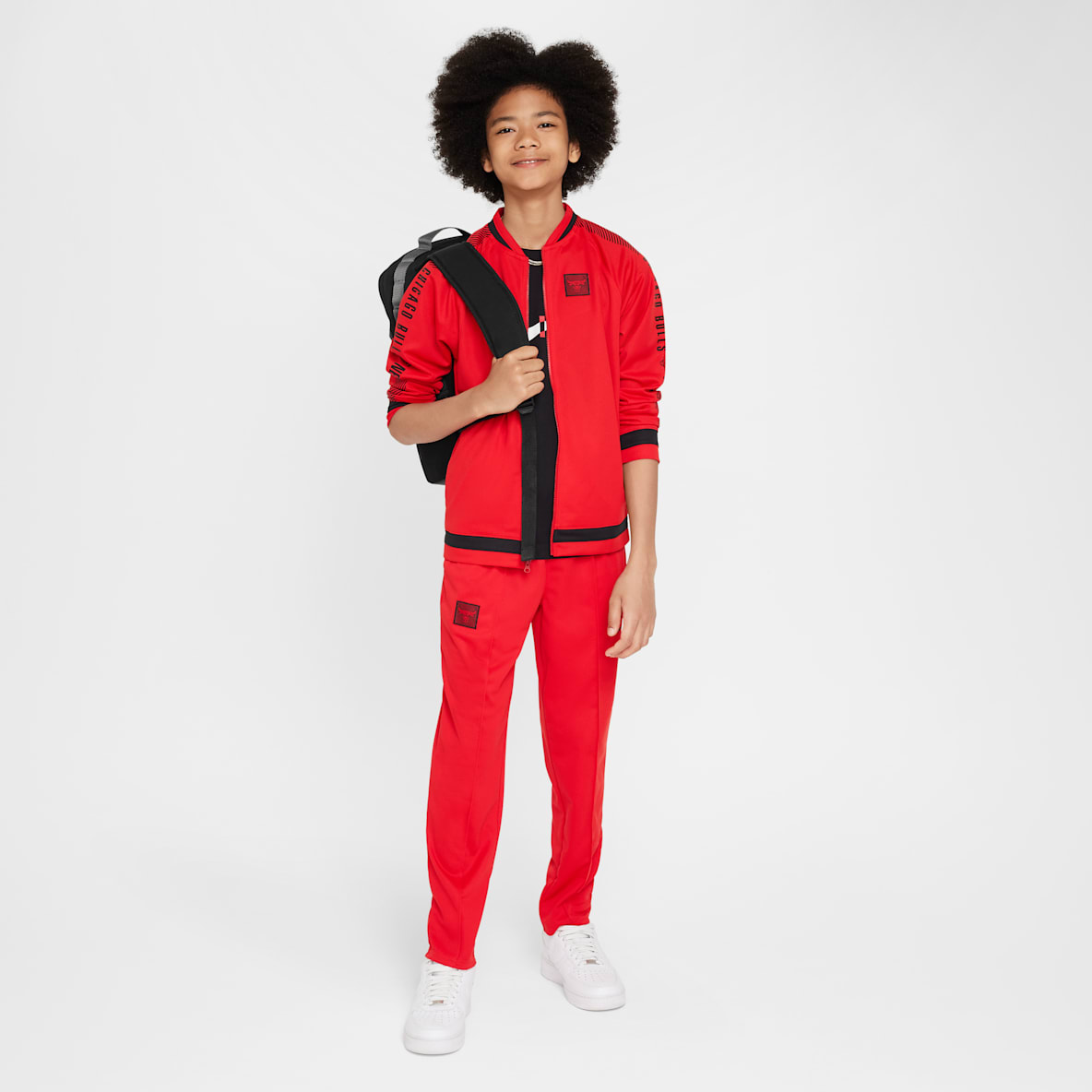 Chicago Bulls Starting 5 Courtside Chicago Bulls Starting 5 Courtside Older Kids' Nike Dri-FIT NBA Tracksuit