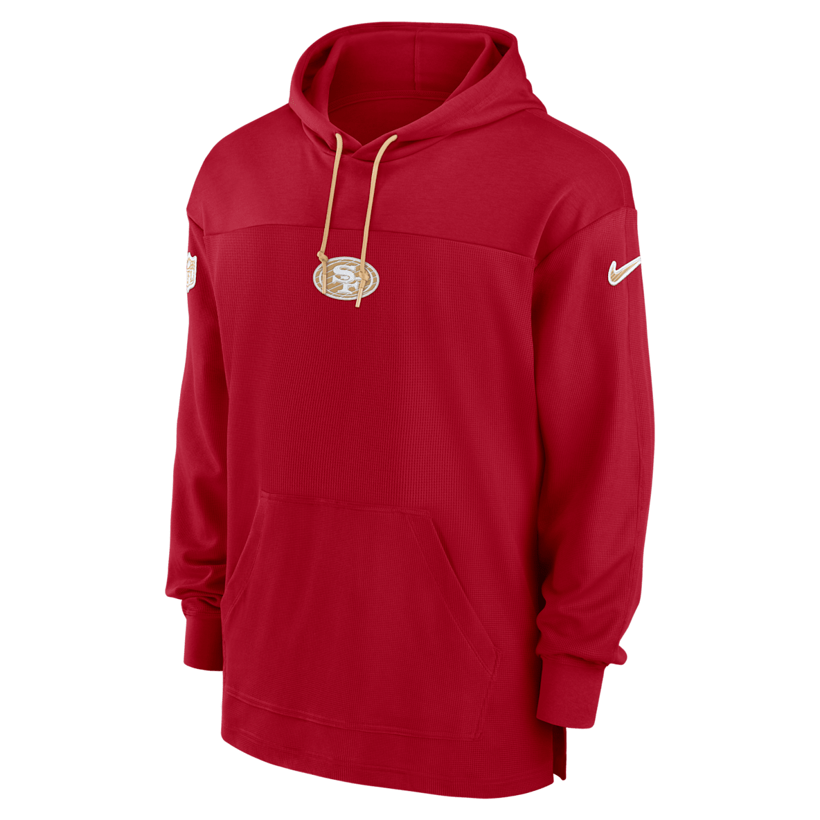 San Francisco 49ers Sideline Jersey San Francisco 49ers Sideline Jersey Men's Nike Dri-FIT NFL Pullover Hoodie