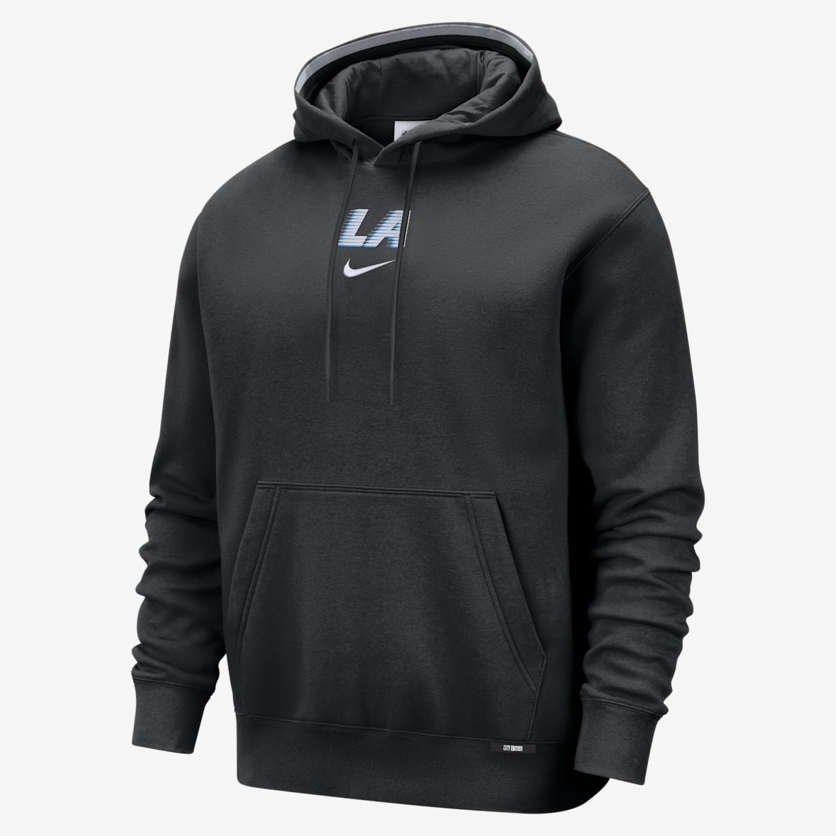 LA Clippers City Edition LA Clippers City Edition Sudadera con gorro Club Fleece Nike de la NBA premium para hombre