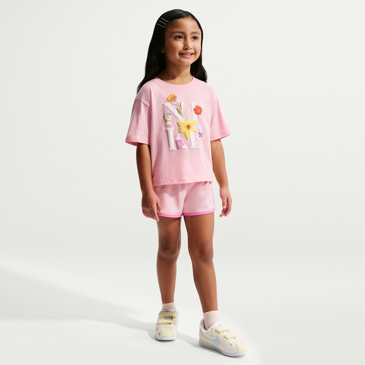 Nike Spring Into Floral Little Kids' Dri-FIT 2-Piece Tempo Set