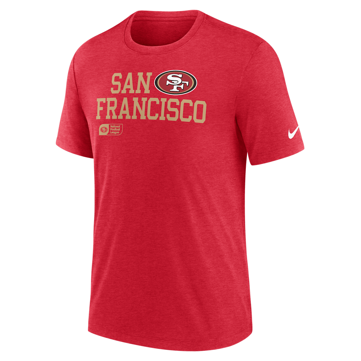 San Francisco 49ers Overlap Lockup Men's Nike NFL T-Shirt