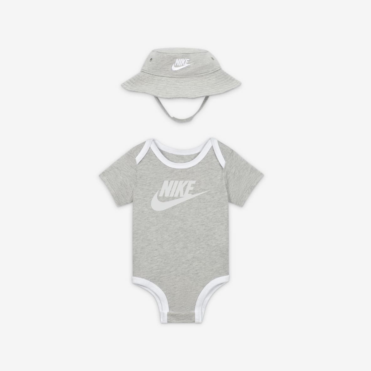 Nike Nike Baby Core Bucket Hat and Bodysuit Set