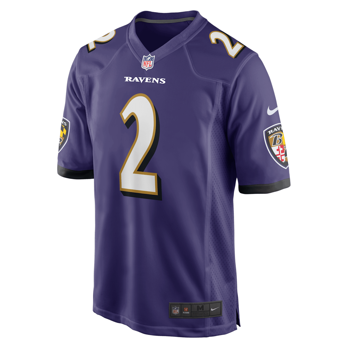 Nate Wiggins Baltimore Ravens Nate Wiggins Baltimore Ravens Men's Nike NFL Game Football Jersey