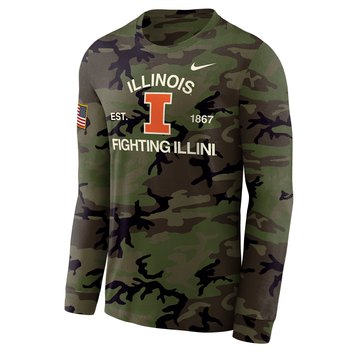 Illinois Fighting Illini Legend Illinois Fighting Illini Legend Men's Nike Dri-FIT Long-Sleeve T-Shirt