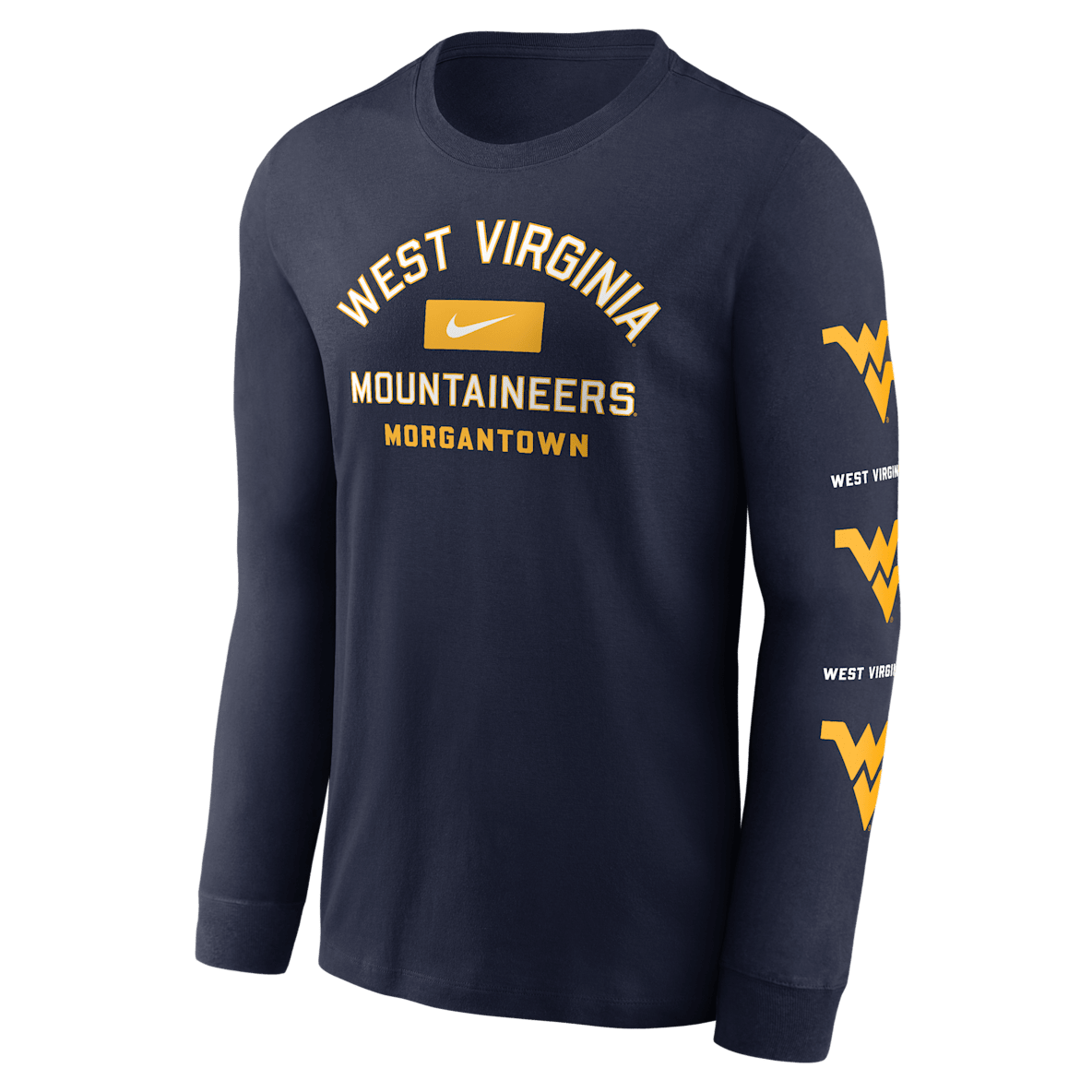 West Virginia Campus Classic Location West Virginia Campus Classic Location Men's Nike College Long-Sleeve T-Shirt