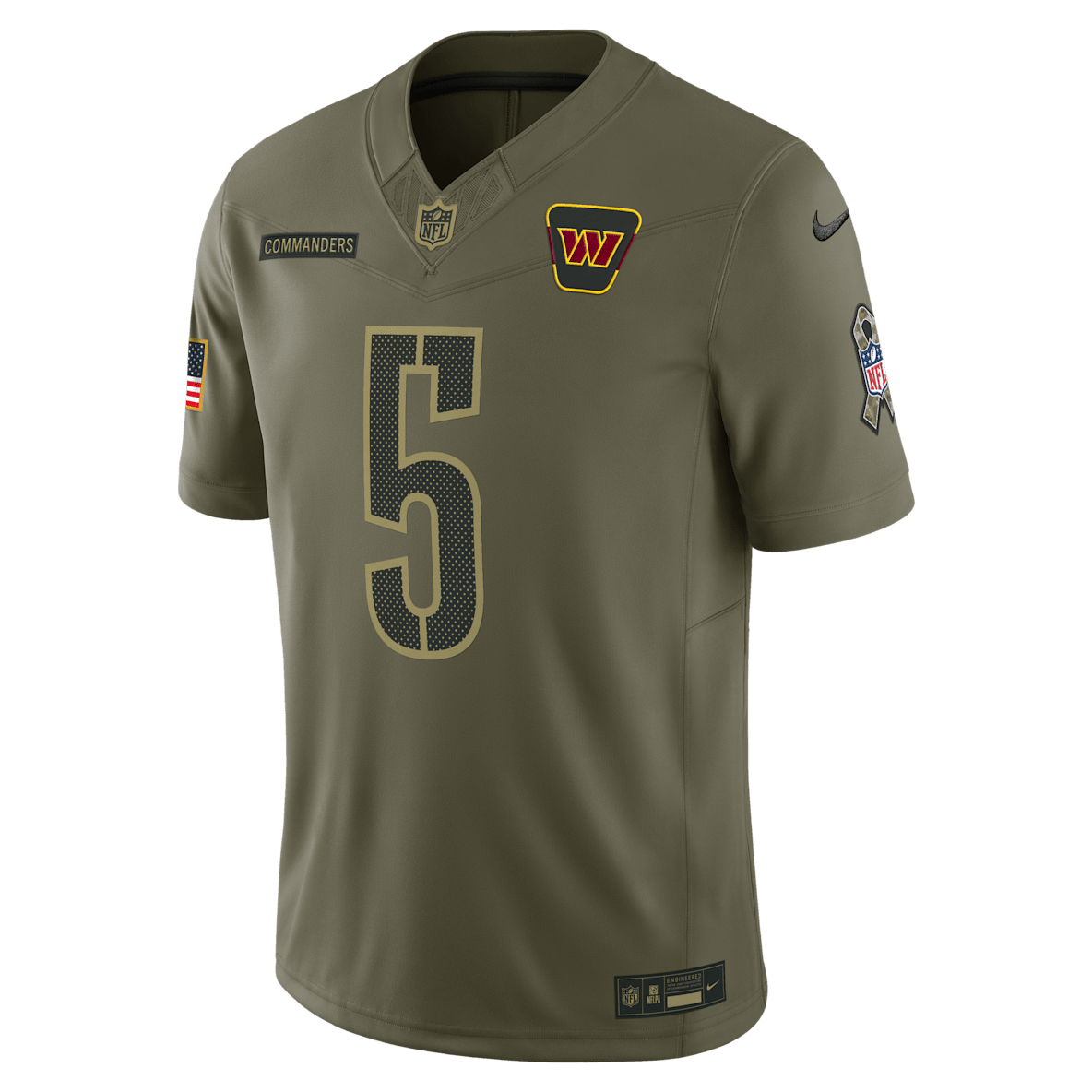 Jayden Daniels Washington Commanders Salute to Service Jayden Daniels Washington Commanders Salute to Service Men's Nike Dri-FIT NFL Limited Jersey
