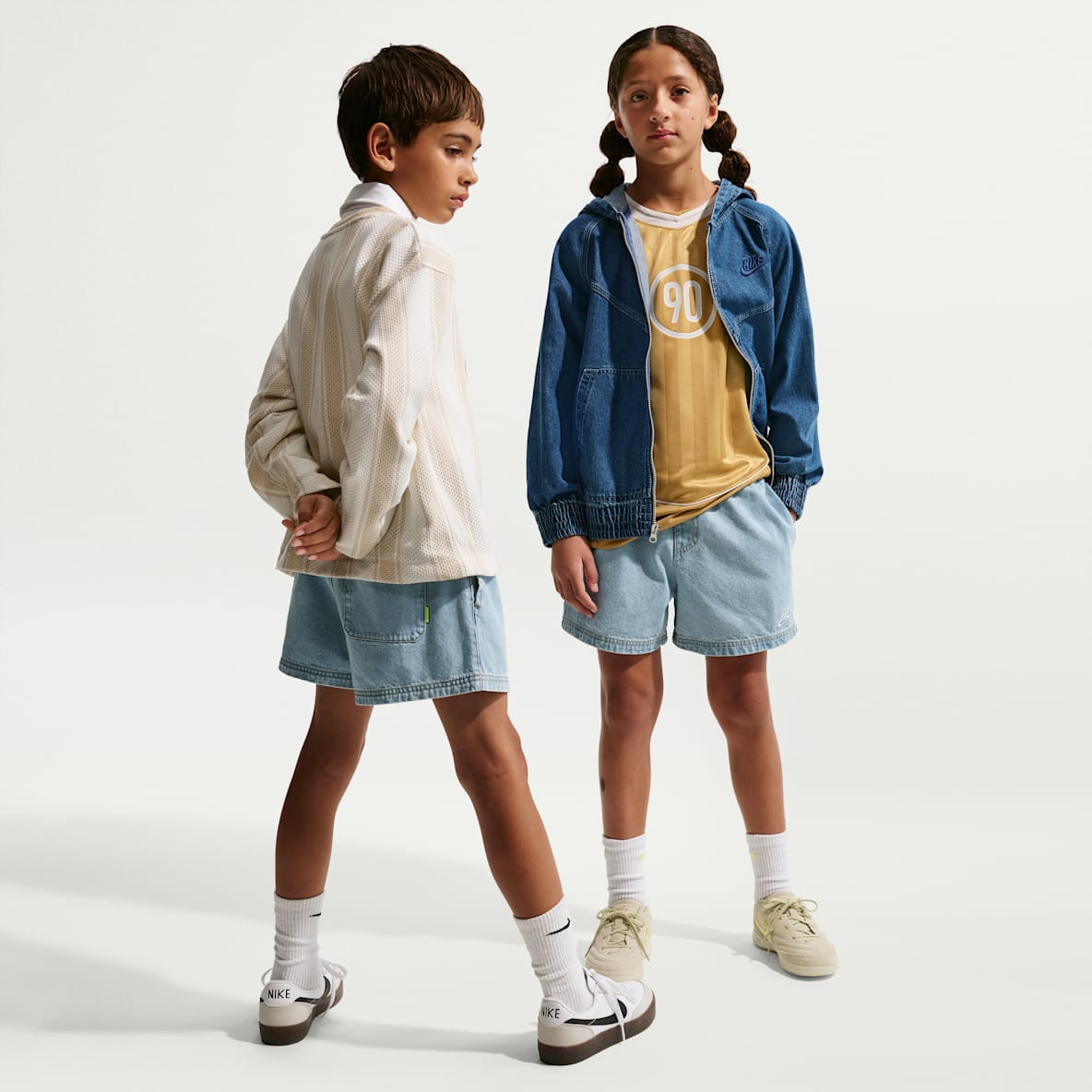 Nike Sportswear Collection Older Kids' Denim Shorts