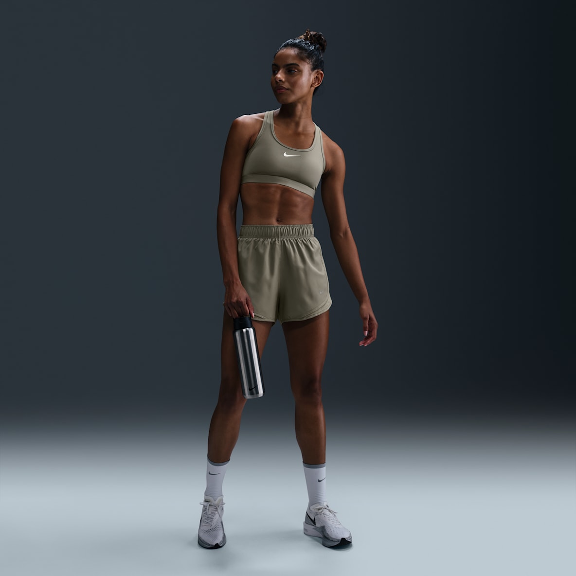 Nike Tempo Nike Tempo Shorts de correr Dri-FIT de tiro medio con forro de ropa interior para mujer